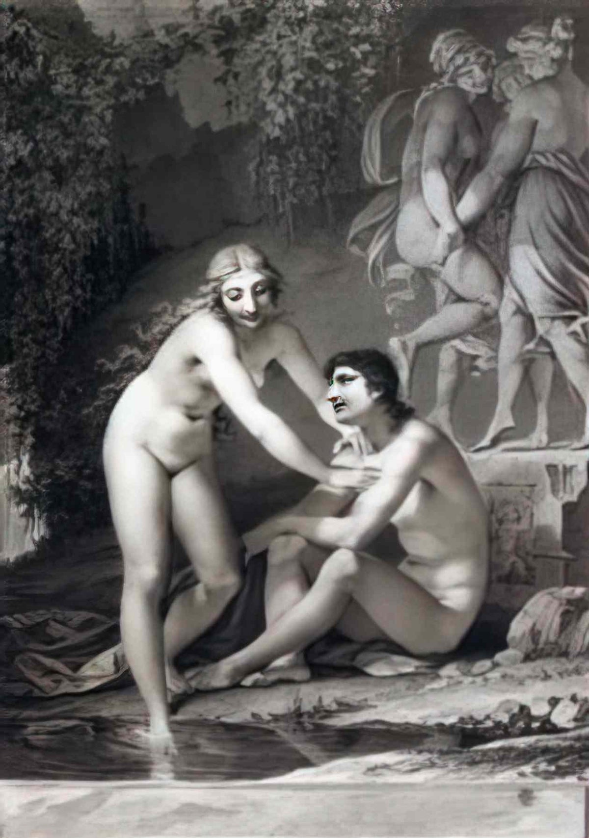 Pierre Paul Prud'hon daphnis and chloe 1802 Art A4 Photo Print