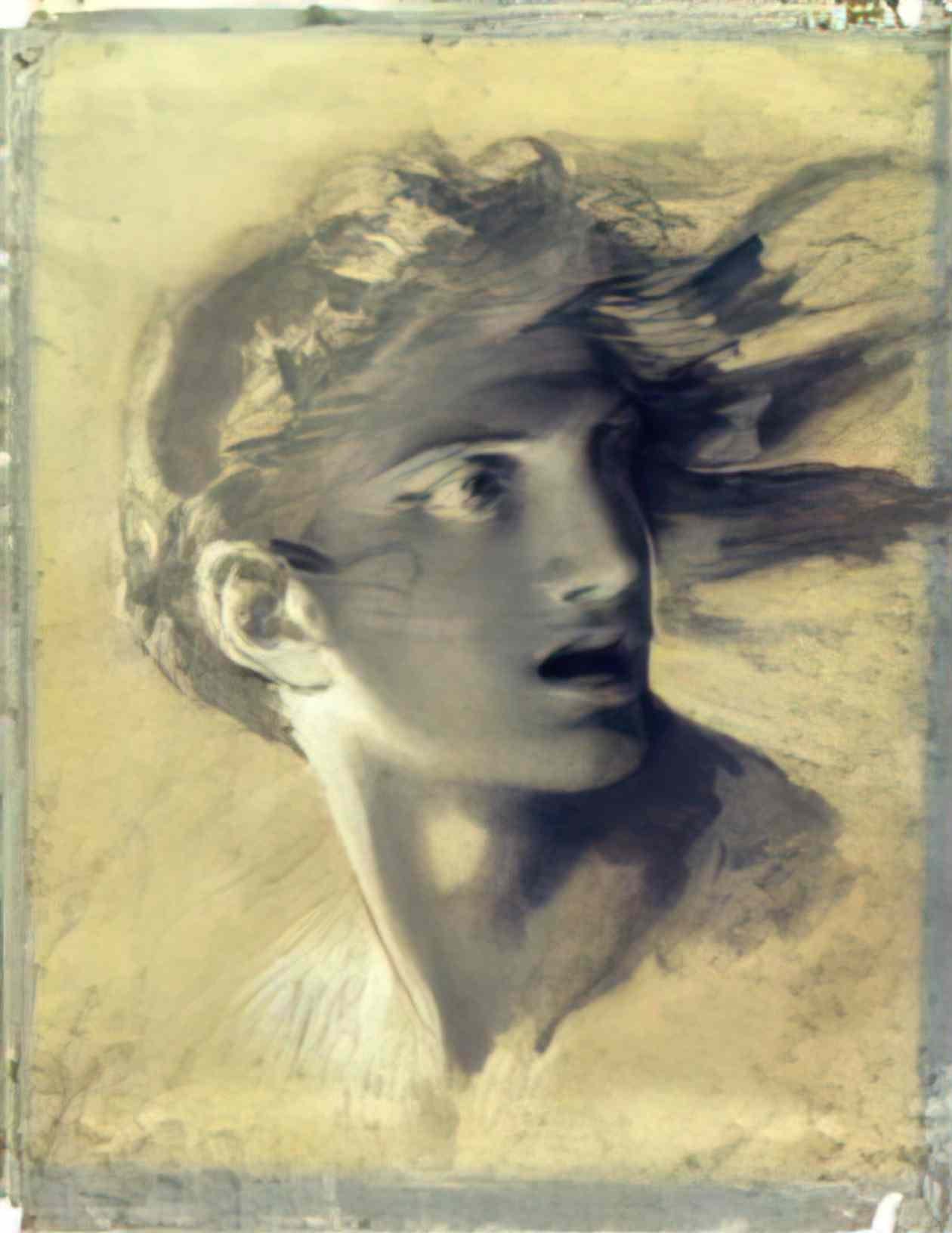 Pierre Paul Prud'hon head of divine vengeance Art A4 Photo Print
