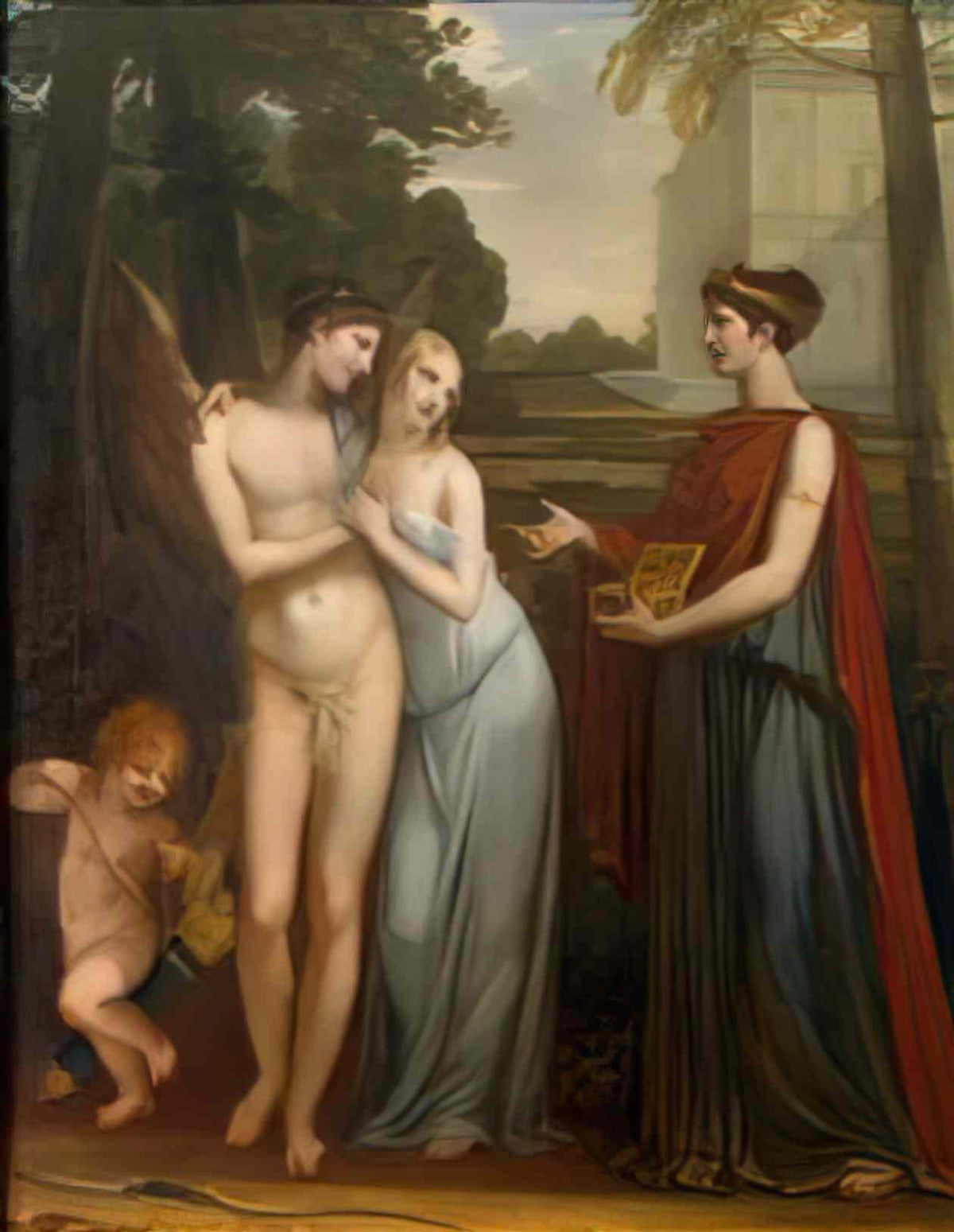 Pierre Paul Prud'hon innocence preferring love to wealth 1804 Art A4 Photo Print