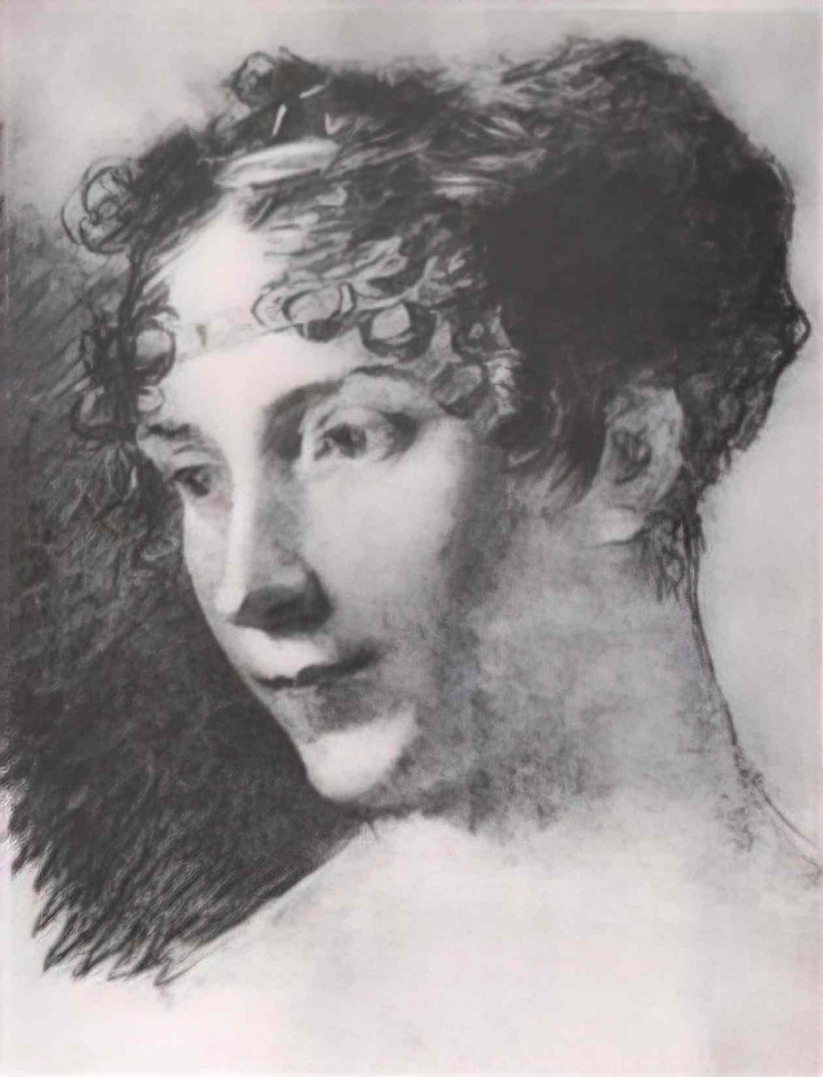 Pierre Paul Prud'hon josephine bonaparte study Art A4 Photo Print