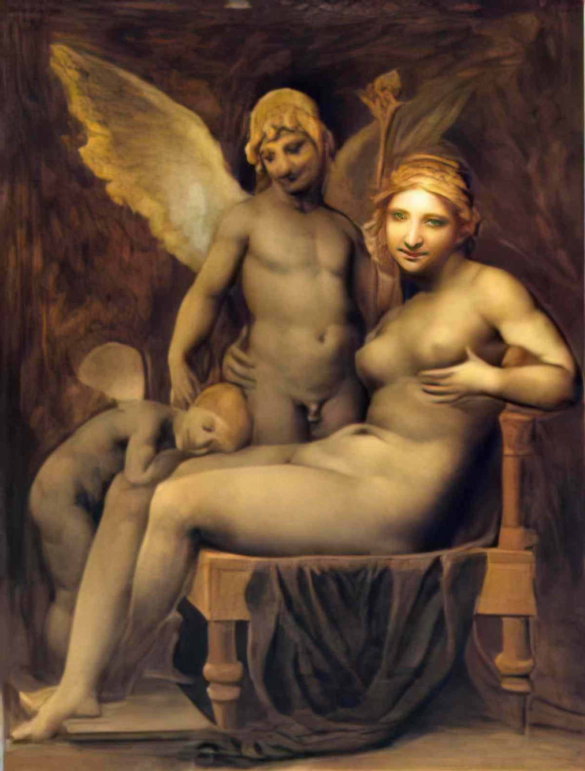 Pierre Paul Prud'hon venus hymen and love Art A4 Photo Print