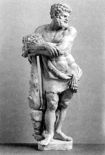 Pierre Puget Puget Hercules Standing A4 Photo Print
