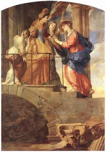 Pierre Puget Puget The Visitation A4 Photo Print