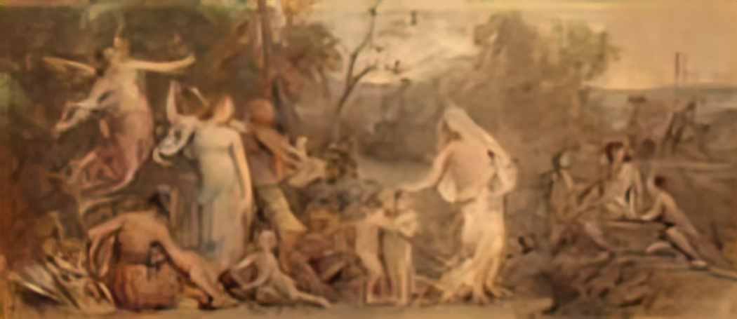 Pierre Puvis de Chavannes allegory of life Art A4 Photo Print