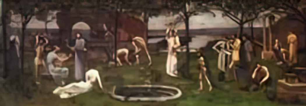 Pierre Puvis de Chavannes between art and nature Art A4 Photo Print