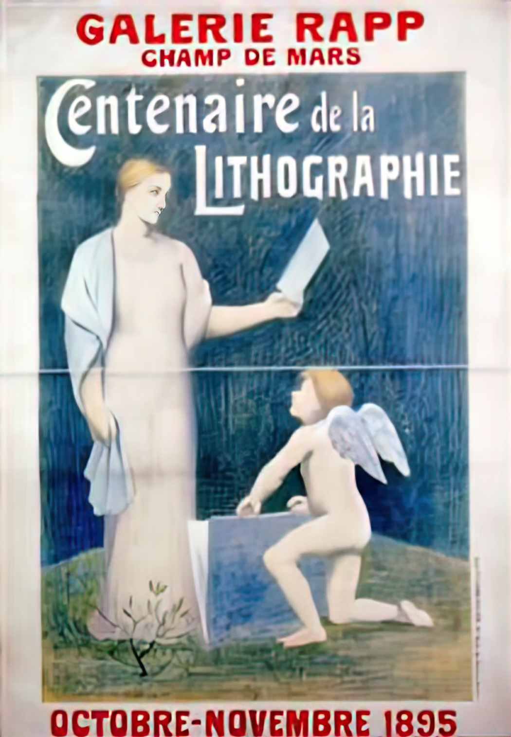 Pierre Puvis de Chavannes chromolithograph poster Art A4 Photo Print