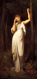 Pierre Puvis de Chavannes meditation Art A4 Photo Print
