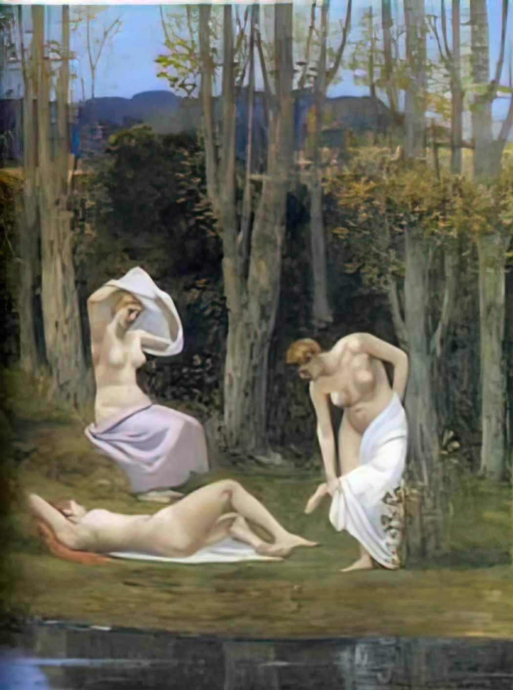 Pierre Puvis de Chavannes not detected 258401 Art A4 Photo Print