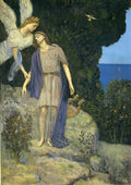 Pierre Puvis de Chavannes orpheus Art A4 Photo Print