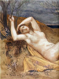 Pierre Puvis de Chavannes tamaris detail Art A4 Photo Print