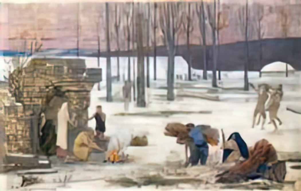 Pierre Puvis de Chavannes winter 1896 Art A4 Photo Print