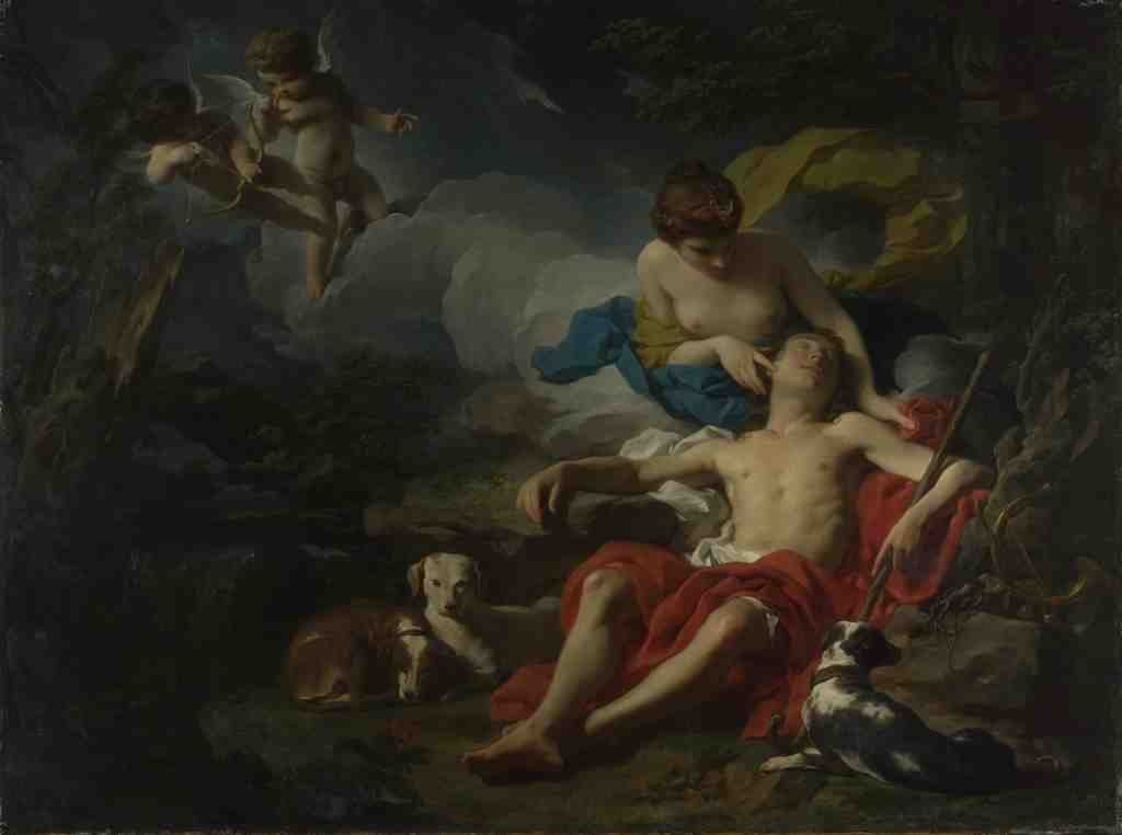 Pierre Subleyras Diana and Endymion A4 Photo Print