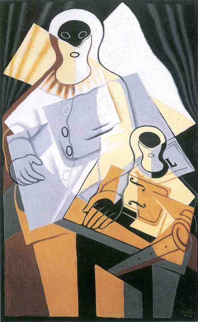 Pierrot 1 Juan Gris Abstract Art A4 Photo Print
