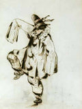 Pierrot Dancer 1849 A4 Photo Print