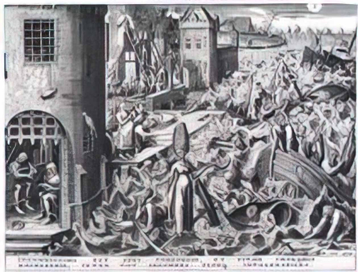 Pieter Bruegel the Elder hope Art A4 Photo Print