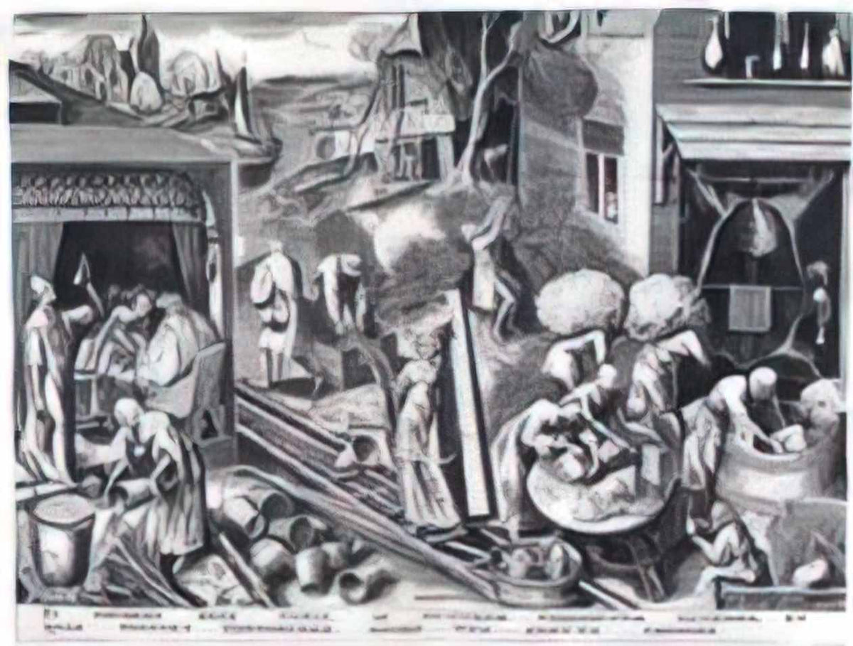 Pieter Bruegel the Elder prudence Art A4 Photo Print