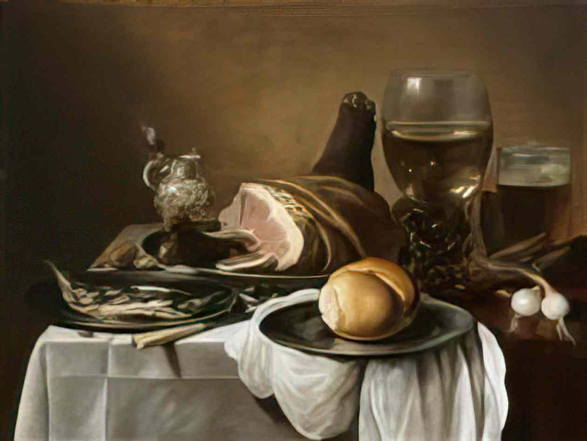 Pieter Claesz breakfast piece 1640 1640 Art A4 Photo Print