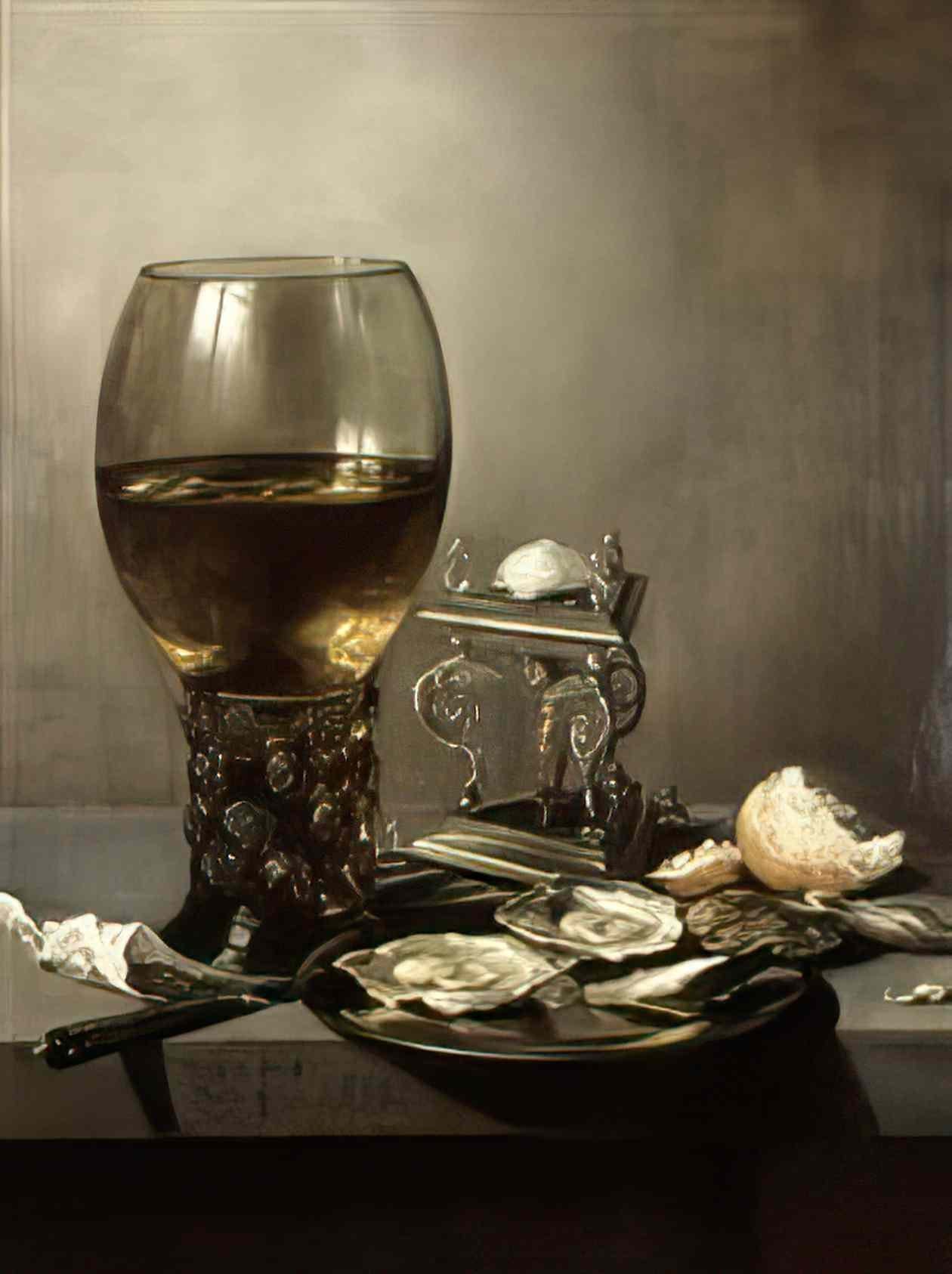 Pieter Claesz still life 1643 Art A4 Photo Print