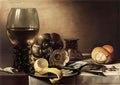 Pieter Claesz still life with oysters 1633 Art A4 Photo Print