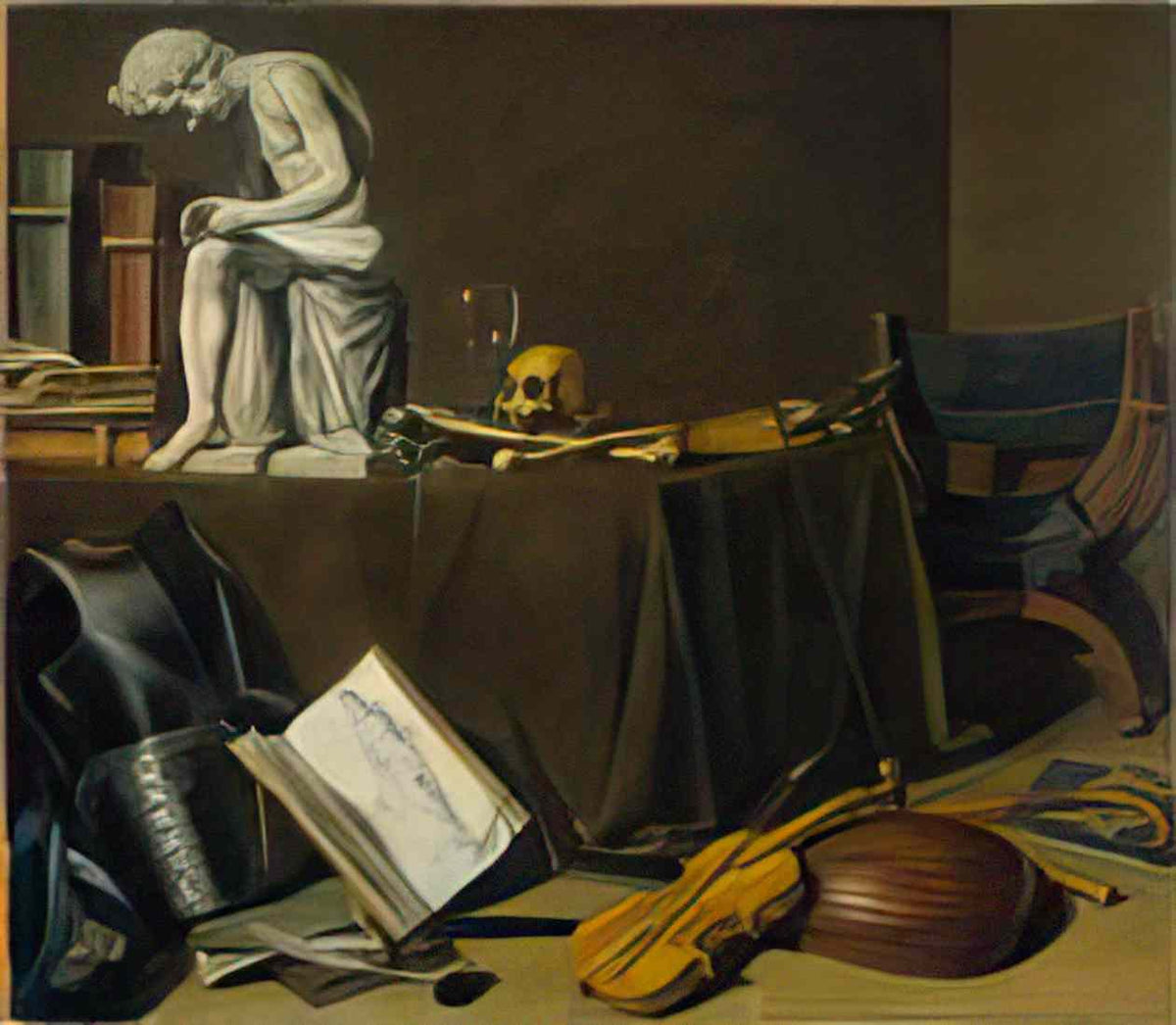 Pieter Claesz vanitas still life 1628 Art A4 Photo Print