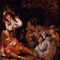 Pieter Codde Codde Pieter Travelers Resting On A Path A4 Photo Print