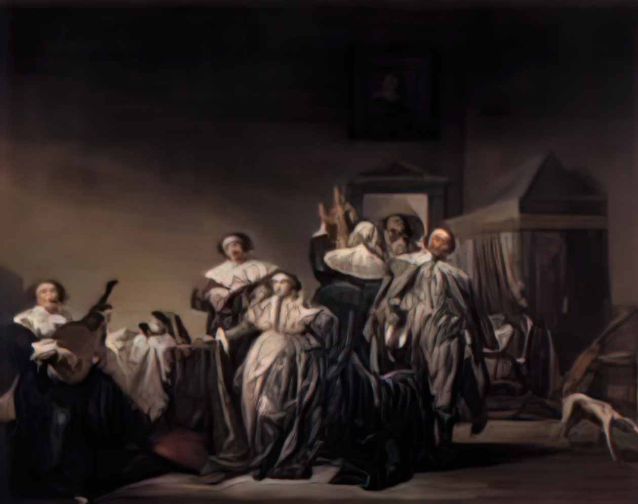 Pieter Codde gallant company 1633 Art A4 Photo Print