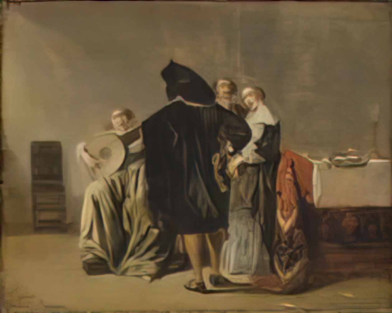 Pieter Codde lute player Art A4 Photo Print