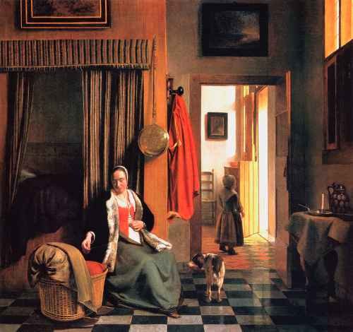 Pieter de Hooch Hooch PieterDe Mother A4 Photo Print