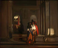 Pieter de Hooch going for the walk Art A4 Photo Print