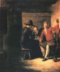 Pieter de Hooch happy drinker Art A4 Photo Print