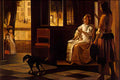 Pieter de Hooch interior Art A4 Photo Print