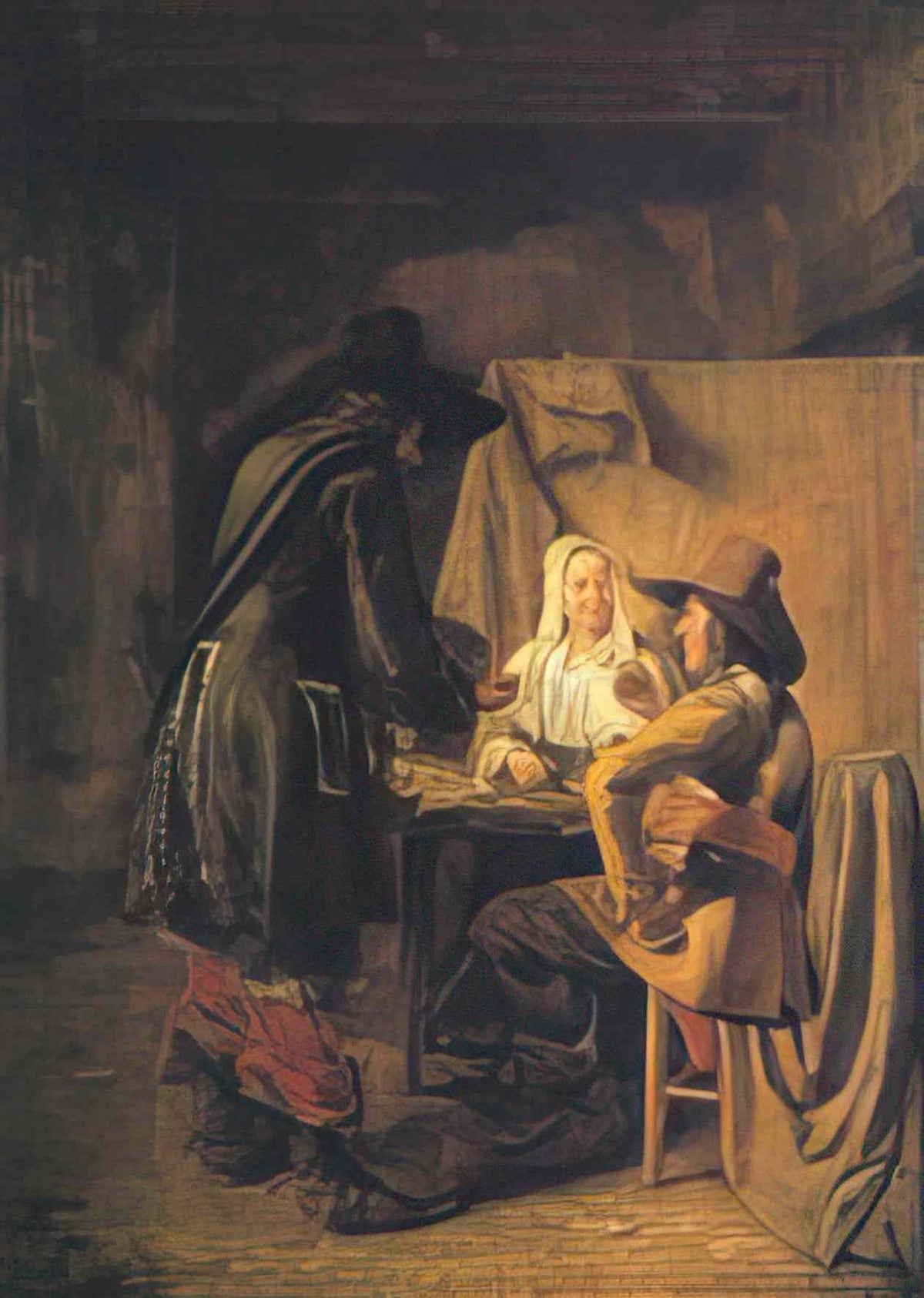 Pieter de Hooch tric trac spieler Art A4 Photo Print