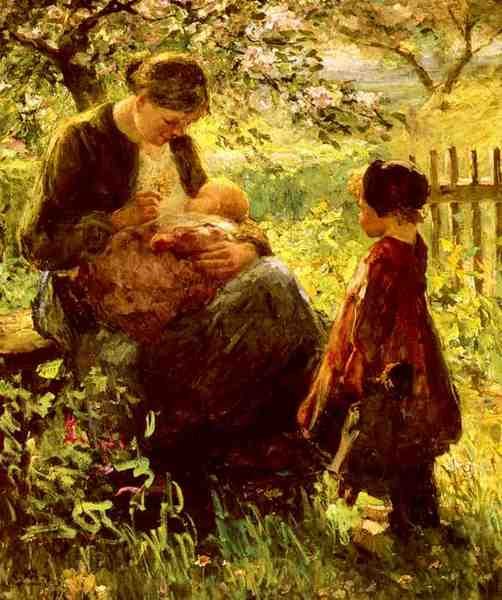 Pieters Evert In The Orchard A4 Photo Print