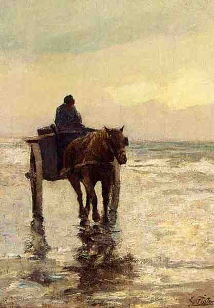 Pieters Evert The Shell Fisher A4 Photo Print