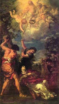 Pietro DCortonThe Stoning Of St Stephen A4 Photo Print