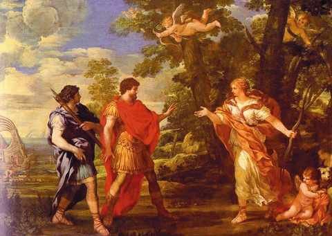 Pietro DCortonVenus As Huntress Appears To Aeneas A4 Photo Print