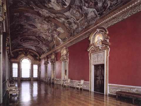 Pietro DCortonView Of The GalleriPamphili A4 Photo Print