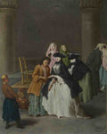 Pietro Longhi A Fortune Teller at Venice A4 Photo Print