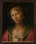 Pietro Perugino Christ Crowned with Thorns A4 Photo Print