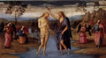 Pietro Perugino baptism of christ 1507 Art A4 Photo Print