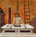 Pietro Perugino christ in the sarcophagus 1473 Art A4 Photo Print
