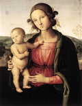 Pietro Perugino madonna and child Art A4 Photo Print