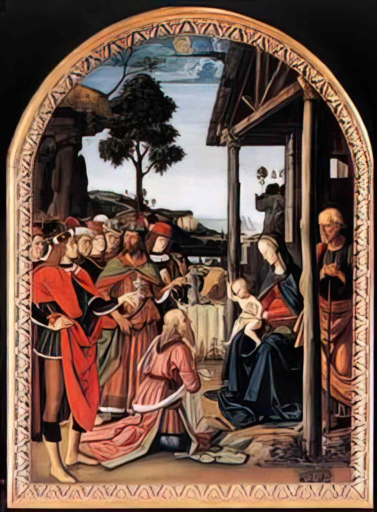 Pietro Perugino moses s journey into egypt and the circumcision of hi Art A4 Photo Print