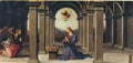 Pietro Perugino pala di fano annunciation Art A4 Photo Print