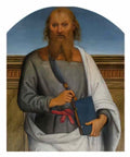 Pietro Perugino pala di sant agostino st bartolomeo 1523 Art A4 Photo Print