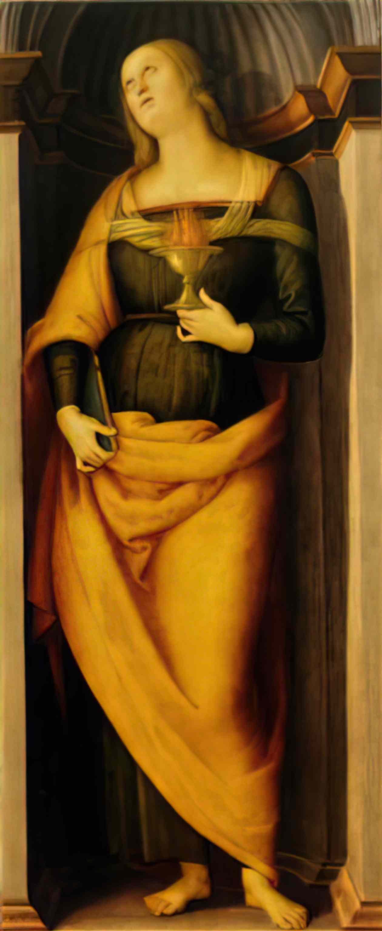 Pietro Perugino polyptych annunziata st illuminata Art A4 Photo Print
