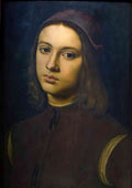 Pietro Perugino portrait of a young man A4 Photo Print