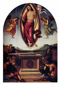 Pietro Perugino resurrection 1500 Art A4 Photo Print