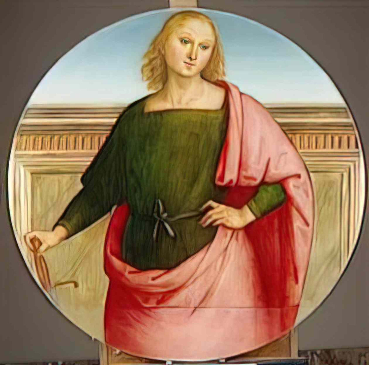 Pietro Perugino saint Art A4 Photo Print