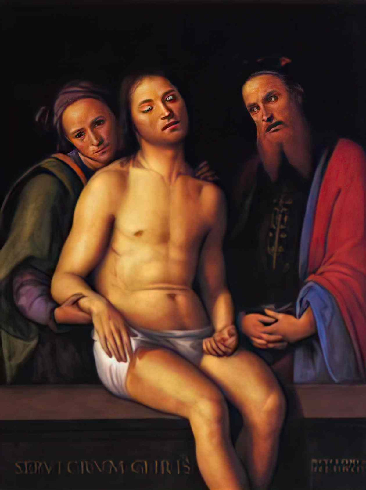 Pietro Perugino sepulcrum christi Art A4 Photo Print